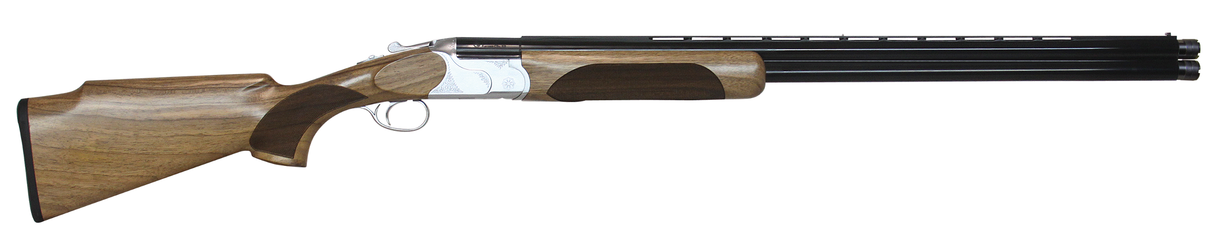 CZ-USA 06459 Redhead Premier Target 12 Gauge 3" 2rd 30" Gloss Black Chrome Barrel, Silver Satin Chrome Metal Finish, Turkish Walnut Stock Includes 5 Extended Chokes