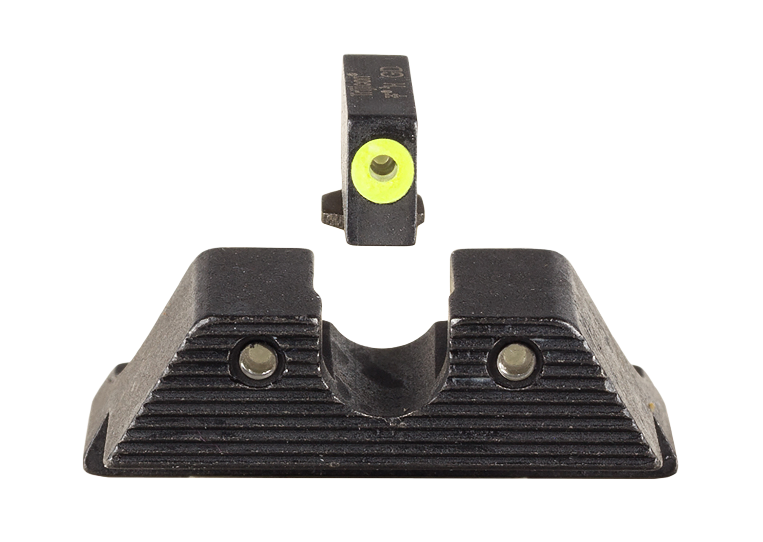 Trijicon 600845 HD XR Night Sight Set Green Tritium/Yellow Outline Front, Green Tritium Rear, Black Frame, Fits Glock/48/43/43X/43E Excludes MOS