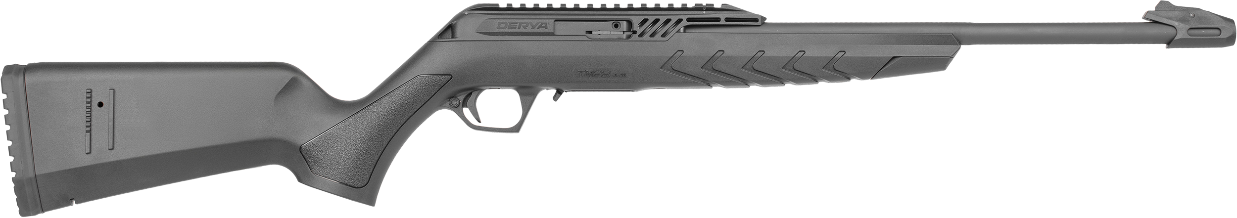 Derya Firearms TM22.STAN.18 TM22 Standard Full Size 22 LR 10+1 18" Black Target Barrel, Black Anodized Aluminum Receiver w/Picatinny Rail, Black Adjustable Polymer Stock