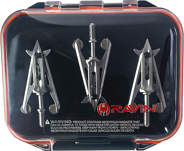 Ravin Crossbows R109 Broadhead  Black/Clear