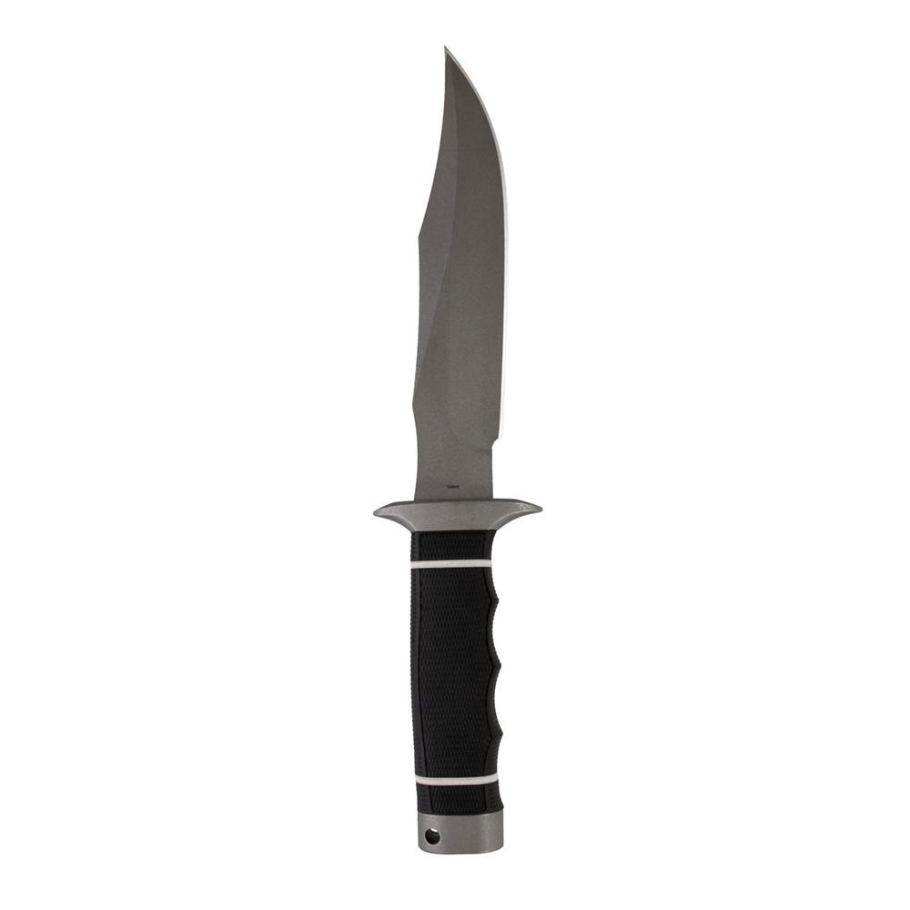 SOG Knives Tech Bowie Knife 6-2/5" Fixed Clip Point Blade Black