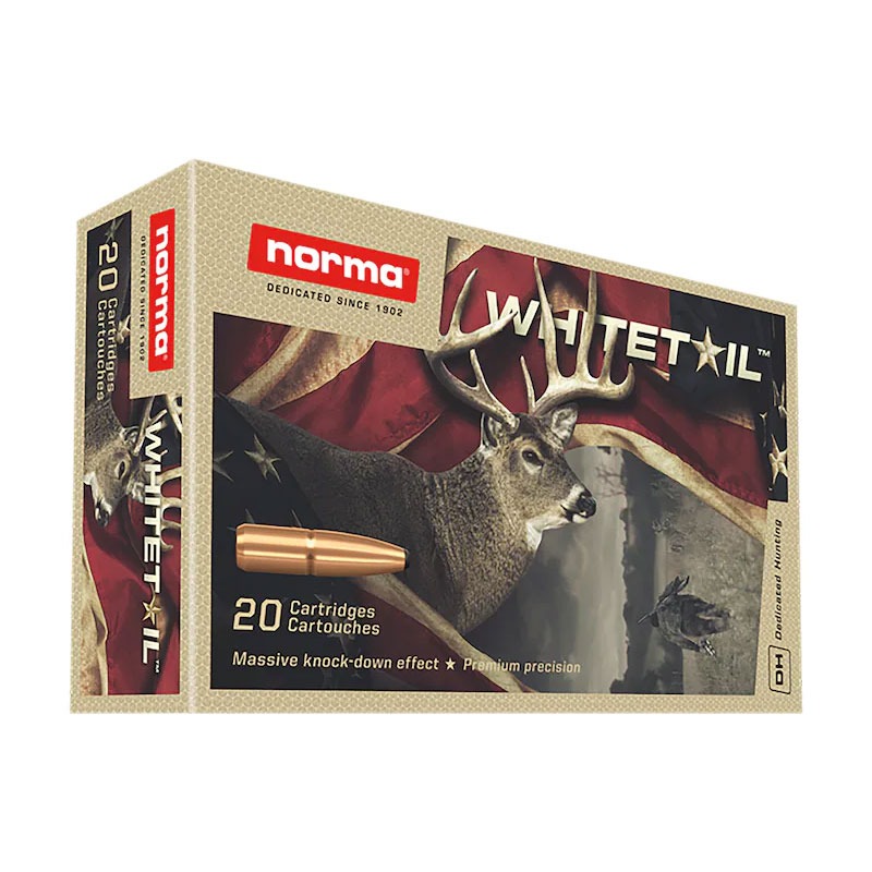 NORMA 270WIN 130G PSP WHITETAIL 20RD BX/200RD CASE