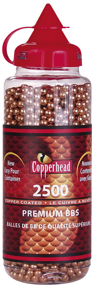 Crosman 0747 Copperhead  177 Copper-Coated Steel 2500/Bottle