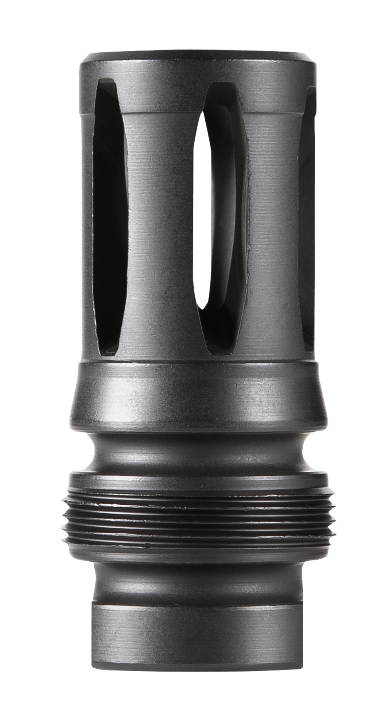 Dead Air DA122 Xeno Flash Hider Black Nitride 4140 Steel with 5/8"-24 tpi Threads, 2.16" OAL & .99" Diameter