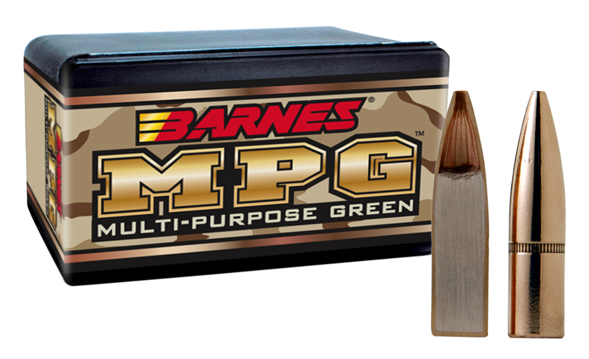 Barnes Bullets 30195 MPG 223Rem 55gr Multi Purpose Green 100/Box