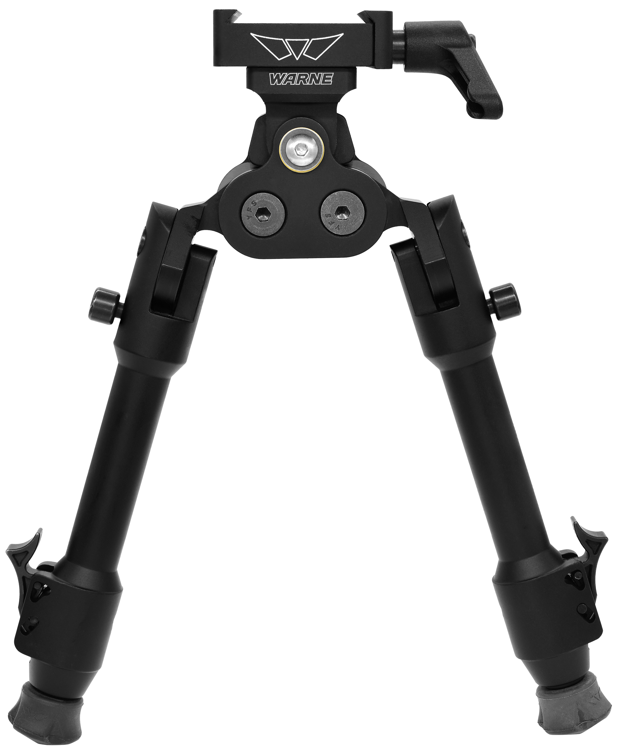 Warne 7924M Skyline Pro Bipod Black Anodized ARCA Interface Head with Precision Legs