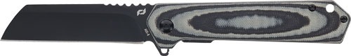 SCHRADE KNIFE LATERAL FOLDER 3.25" AUS-10 BLACK/GREY LAM