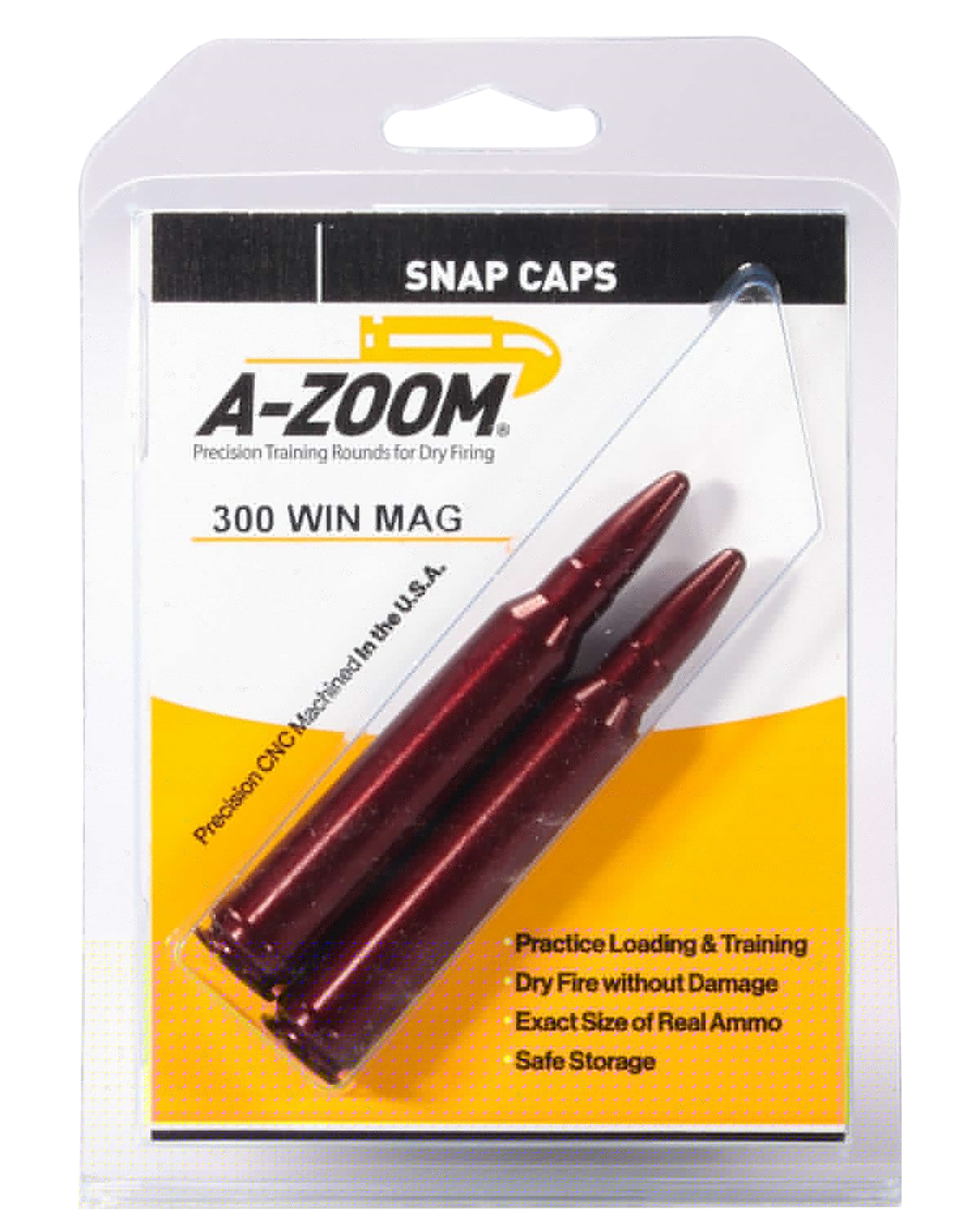 A-Zoom 12237 Rifle Snap Cap 300Win Mag 2Pack
