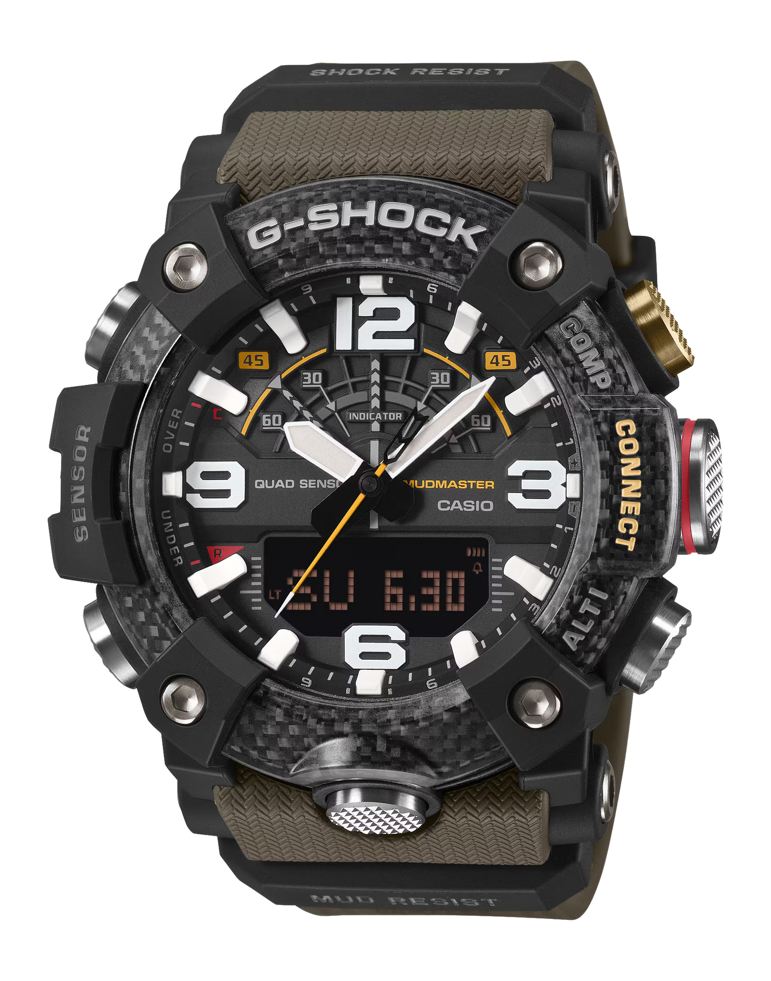 GSHOCK GG-B100X-1A3    ANALOG-DIG MUDMASTER GRN