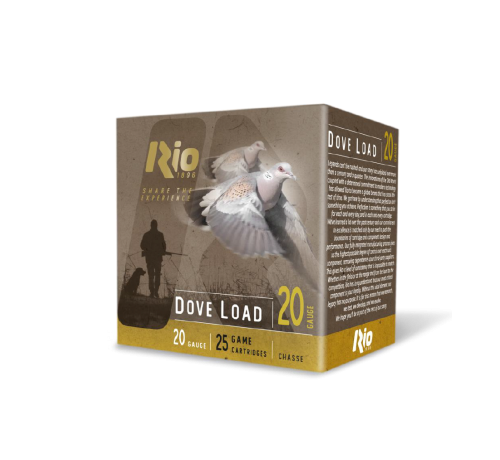 RIO RDL2075 DOVE LOAD 20G 2-3/4 7.5 25/10