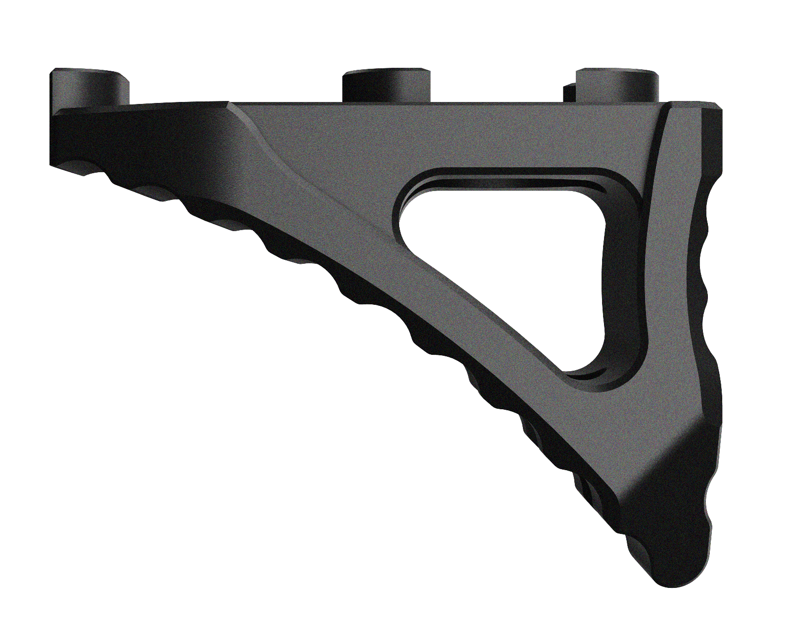 Rise Armament RA030BLK Micro Hand Stop  Skeletonized Black Aluminum for M-LOK Handgaurd