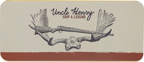 UNCLE HENRY KNIFE FIXED/FOLDER COMBO GIFT TIN PROMO Q4 25'<