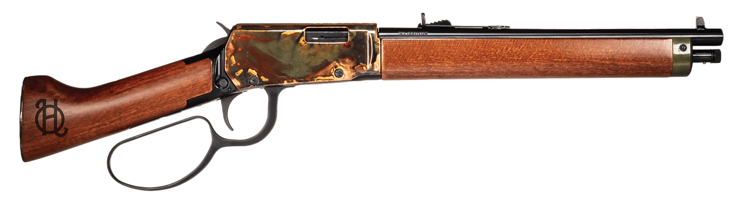 Heritage Mfg SML22LCH12 Settler Mare's Leg 22 LR 10+1 12" Black Oxide Barrel, Color Case Hardened Receiver, Light Stained Walnut Furniture, Buckhorn Sights