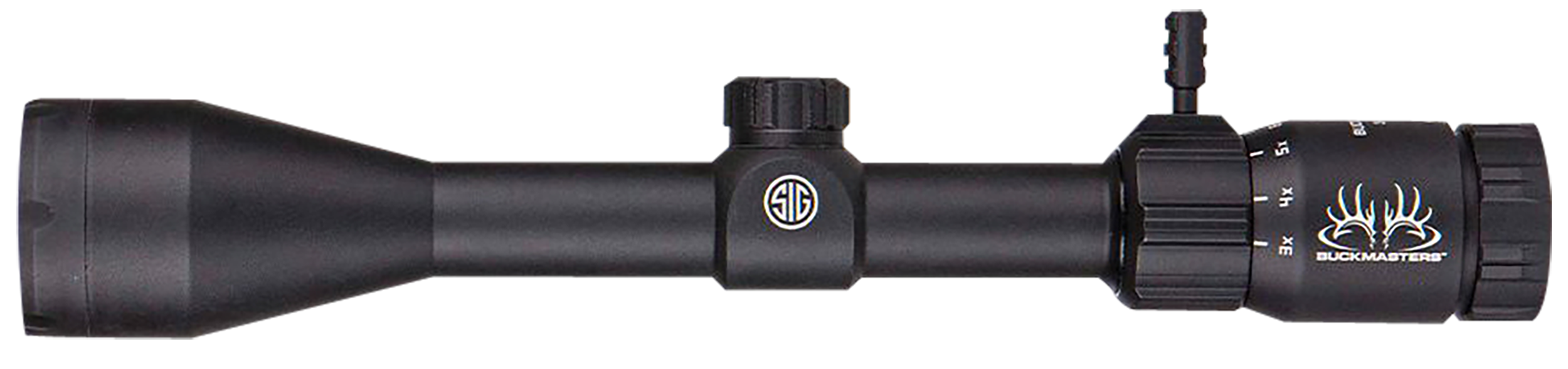 Sig Sauer Electro-Optics SOBM43001 Buckmasters Black Anodized 3-12x44mm 1" Tube BDC Reticle