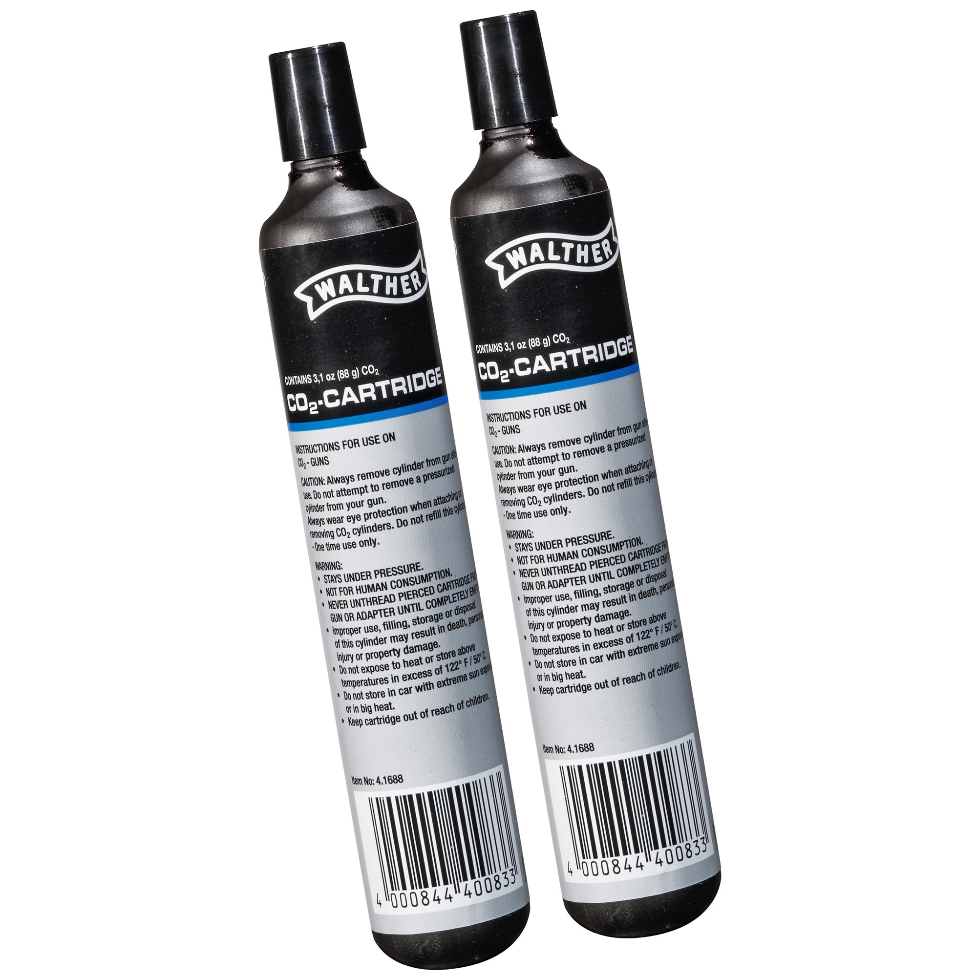 UMX WALTHER 88G CO2 CYLINDER 2/PK