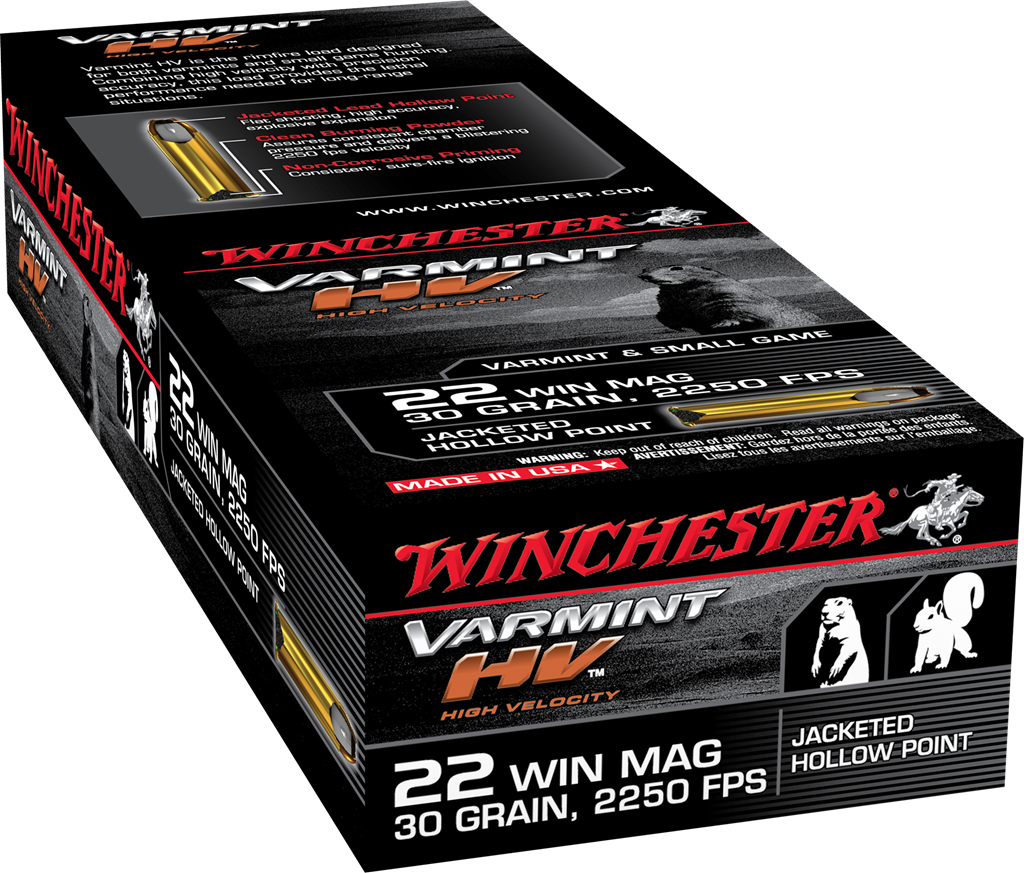 WINCHESTER SUPREME 22MAG 30 GR JHP