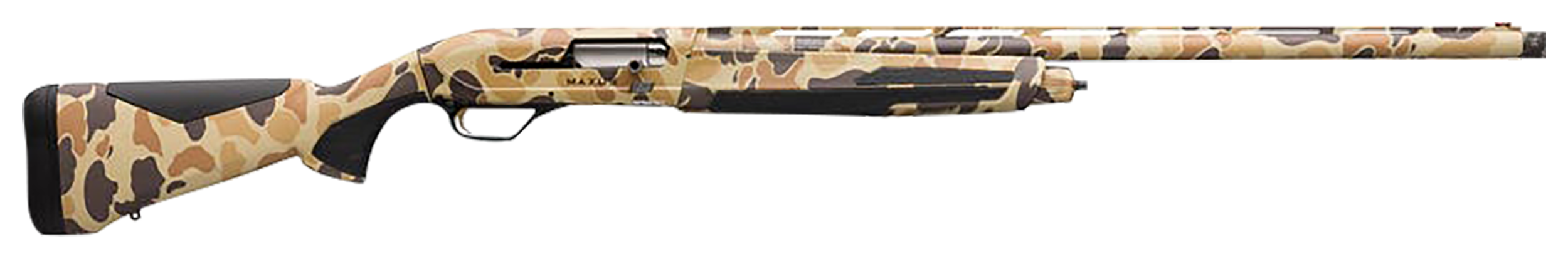 Browning 011740205 Maxus II 12 Gauge 3.5" 4+1 (2.75") 26" Barrel, Full Coverage Vintage Tan Camo, Synthetic Stock W/SoftFlex Cheek Pad & Overmolded Grip Panels