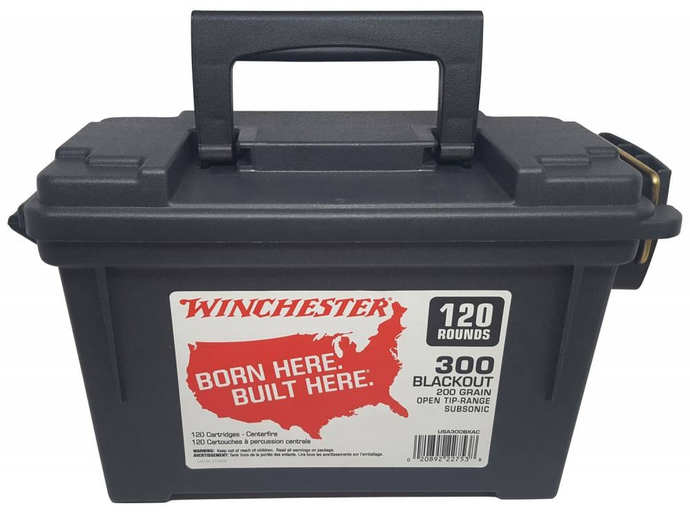 WINCHESTER 300 BLACKOUT 200 FMJOT USA 120 RD/BX 2 BX/CS