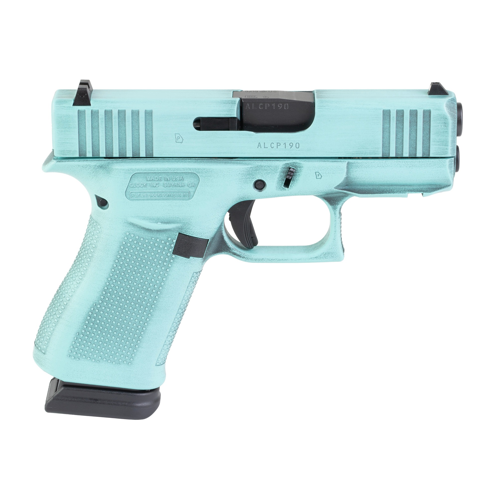 GLOCK 43X 9MM 15RD ROB EGG BLUE BW
