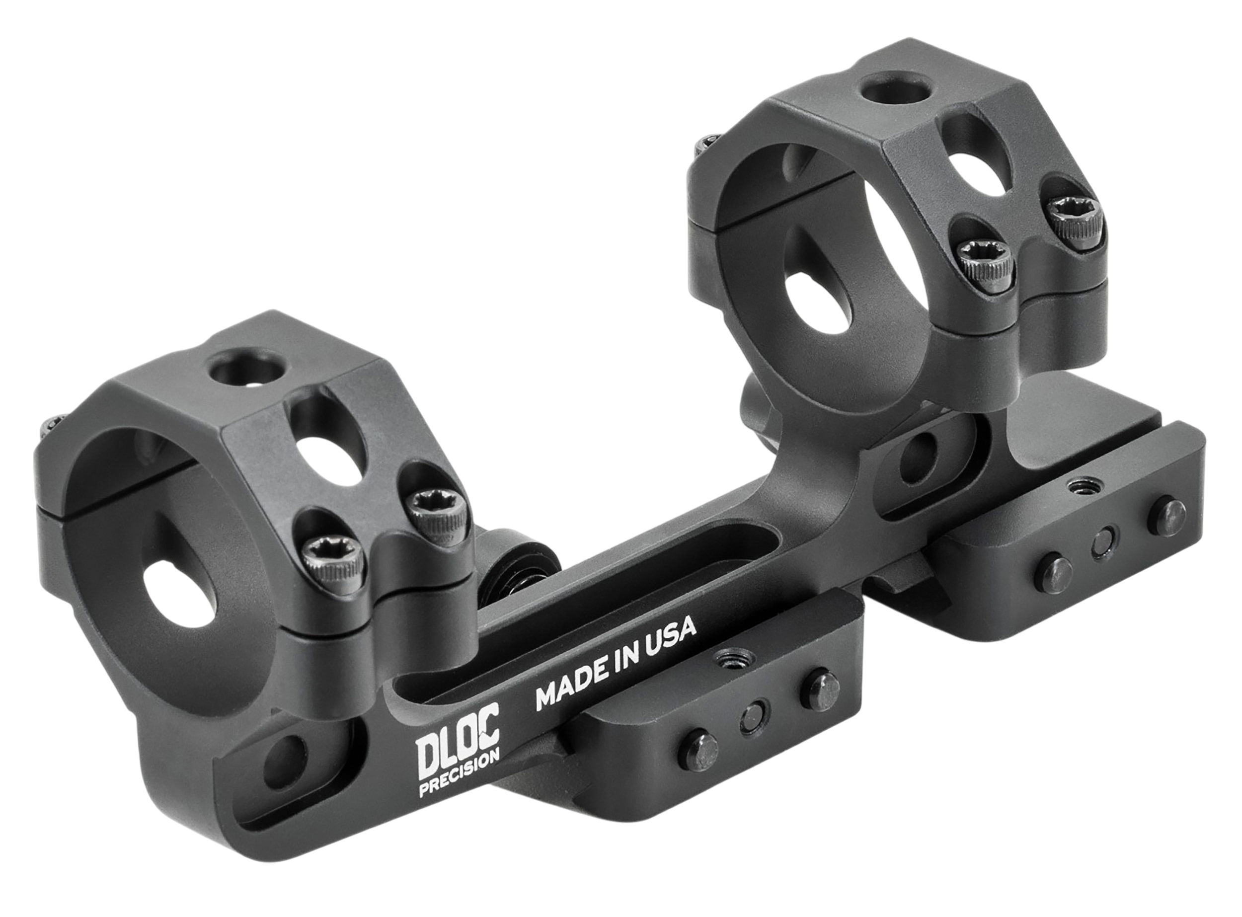 DLOC Precision DLOC-C134-1630-B Cantilever Black Aluminum 34mm Tube