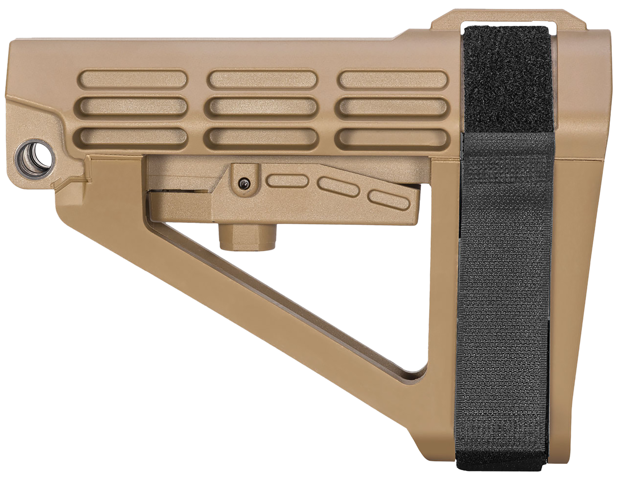 SB Tactical SBA4X02SB SBA4 X Synthetic Flat Dark Earth 5-Position Adjustable for AR-Platform (Tube Not Included)