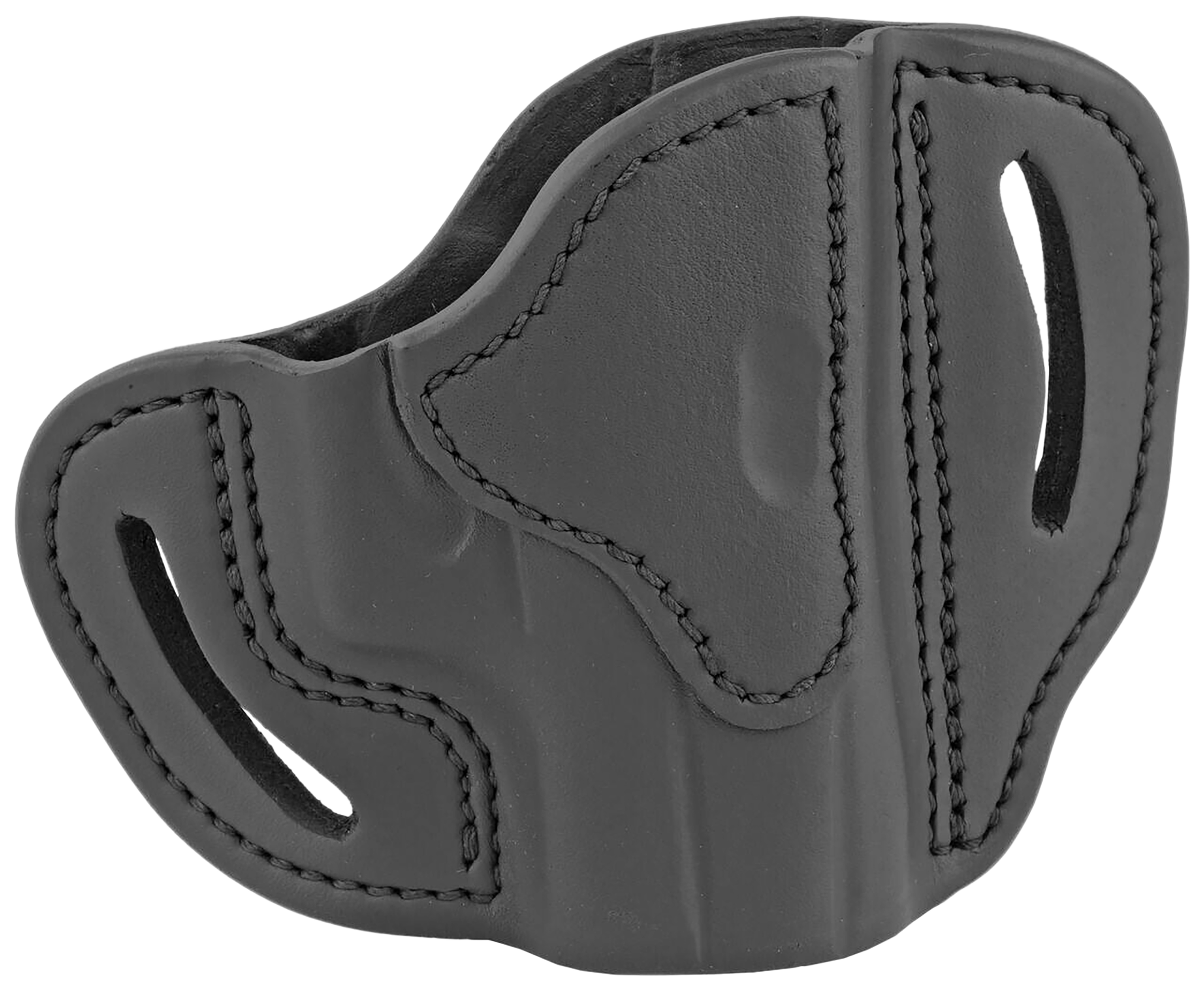 1791 Gunleather BHCSBLR BHC  OWB Size C Stealth Black Leather Belt Slide Compatible w/Glock 43/Sig P365/Walther PPK Right Hand
