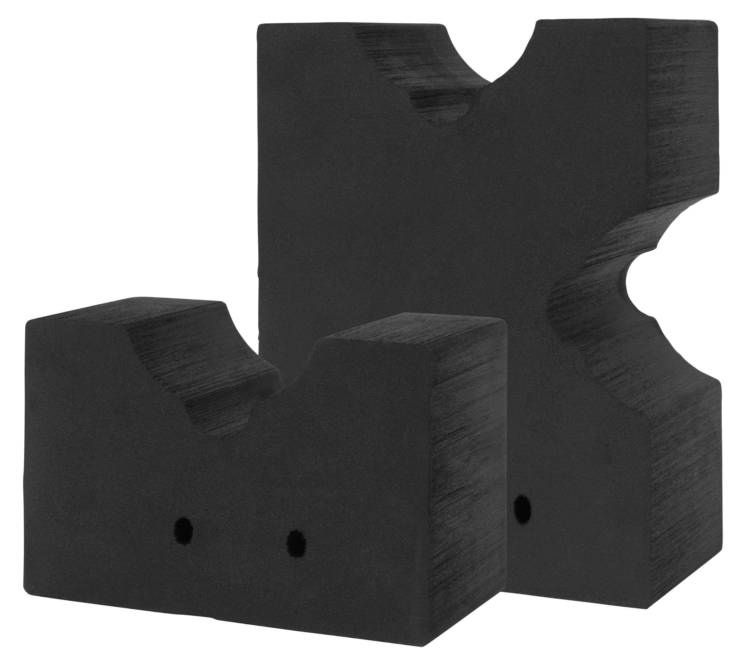 Allen 2458 Soft Rock Shooting Rest Black Foam Front and Rear Bag