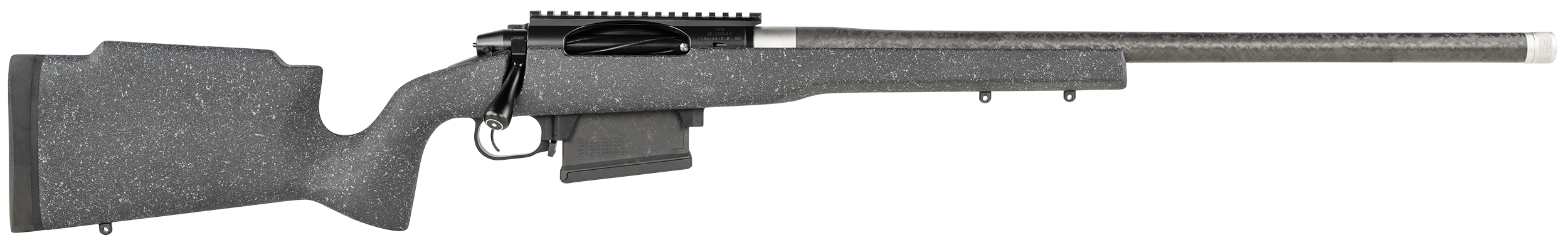 Proof Research 137871 Elevation MTR 2.0 7mm Rem 22" Carbon Fiber Match Grade Threaded Barrel, Black Cerakote Steel Receiver w/Picatinny Rail, Black Granite Fixed Proof Carbon Fiber Stock, Right Hand