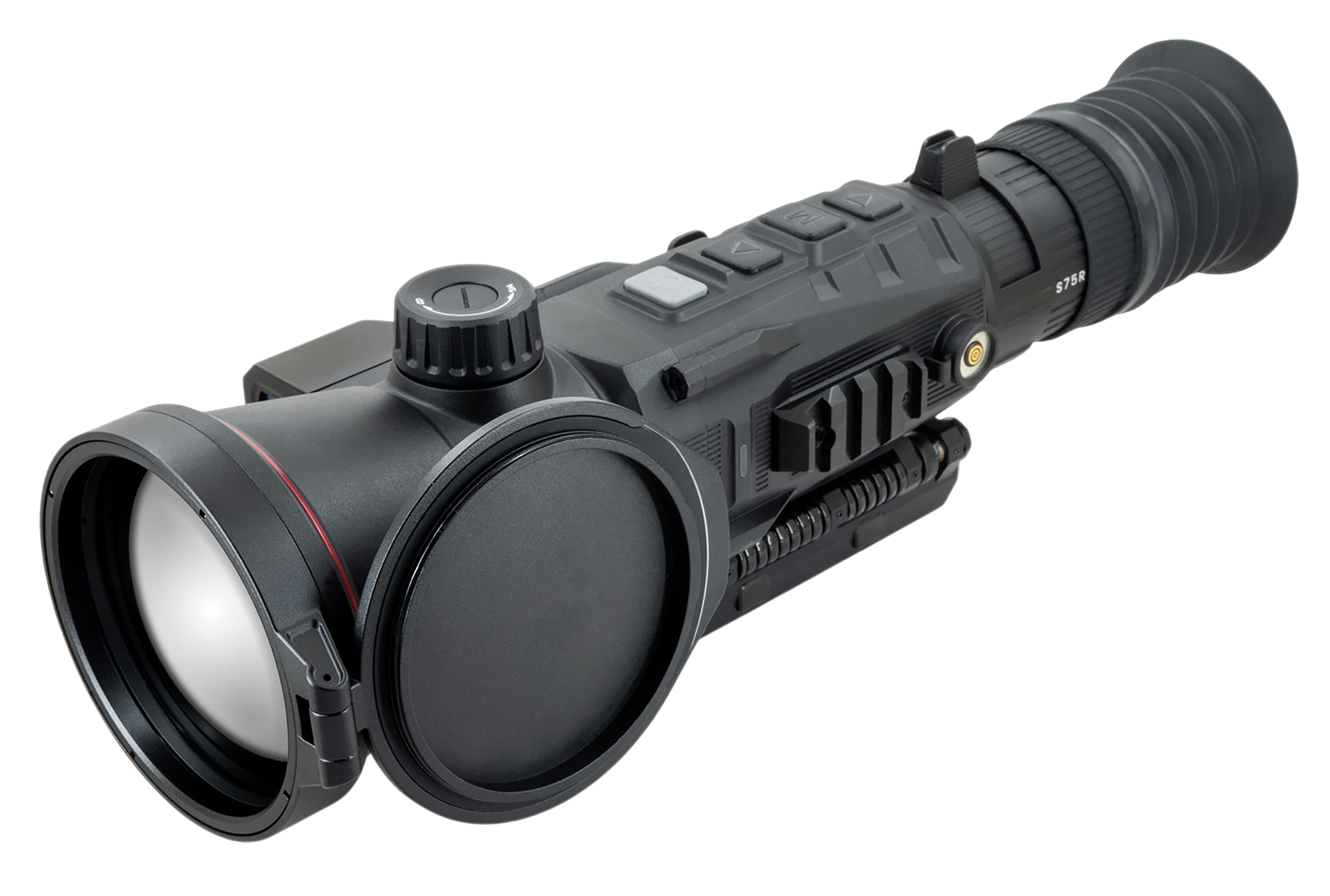 Nocpix RICO2S75R RIco 2 S75R LRF Thermal Weapon Sight Black 3x75mm Multi- 1 DIY/1 Dynamic/6 Static Reticle, 1280x1024, 12 Microns, 60 Hz Resolution, Zoom Digital 10x