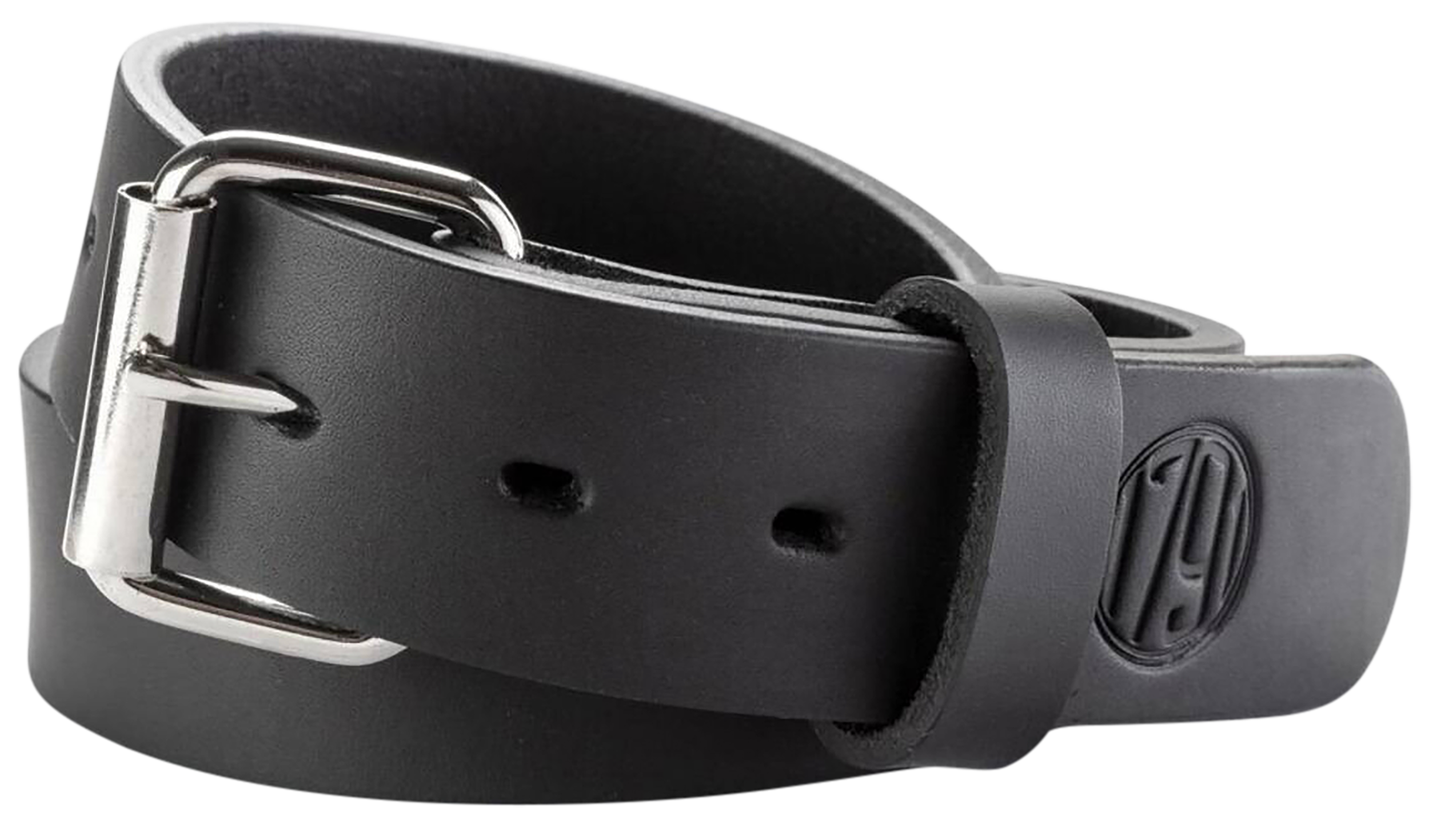 1791 Gunleather BLT014246SBLA 01 Gun Belt Stealth Black Leather 42/46 1.50" Wide Buckle Closure