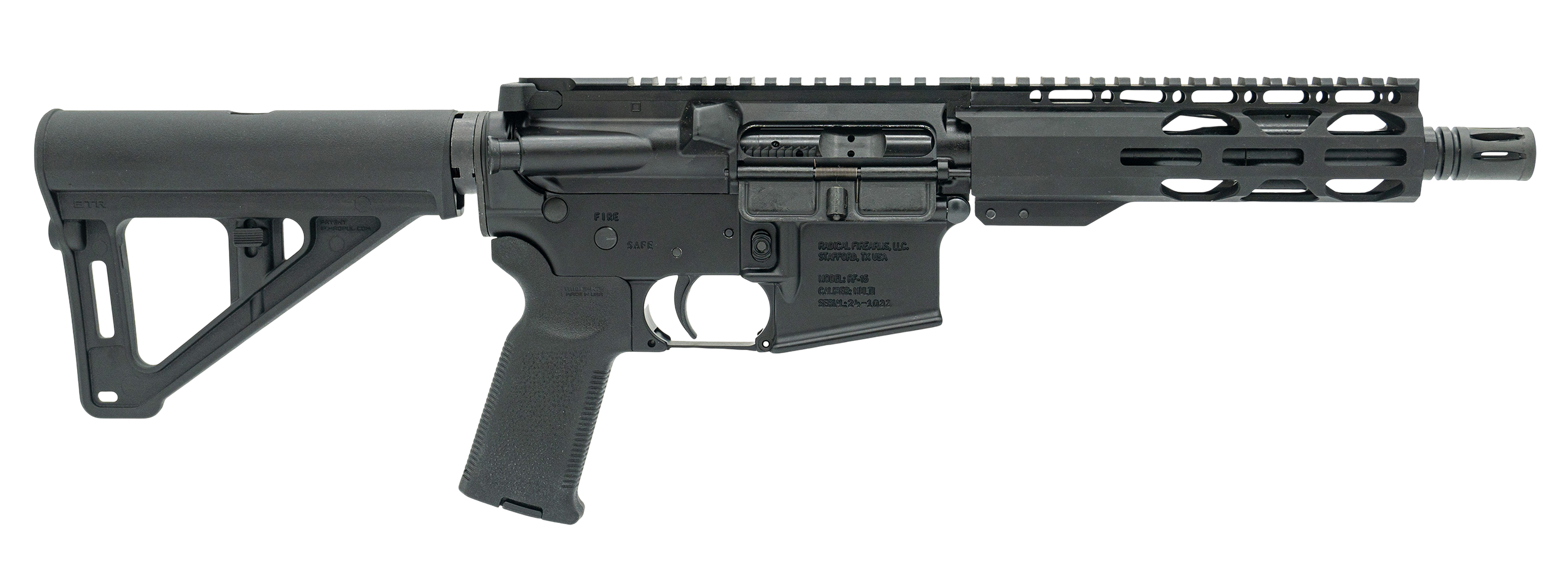 Radical Firearms FP75556M47RPRBTR RPR  5.56 NATO 30+1 7.50" Black Melonite Threaded Barrel, M-LOK Handguard, Black Anodized Aluminum Receiver w/Picatinny Rail, Black Polymer Stock, Black Polymer Grip