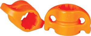 AMS BOWFISHING EVERGLIDE 5/16" SAFETY SLIDE KIT 2PK ORANGE