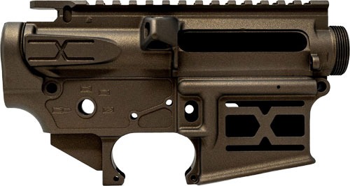 Faxon Firearms X-Tra Lite AR-15 Stripped Receiver Set Midnight Bronze