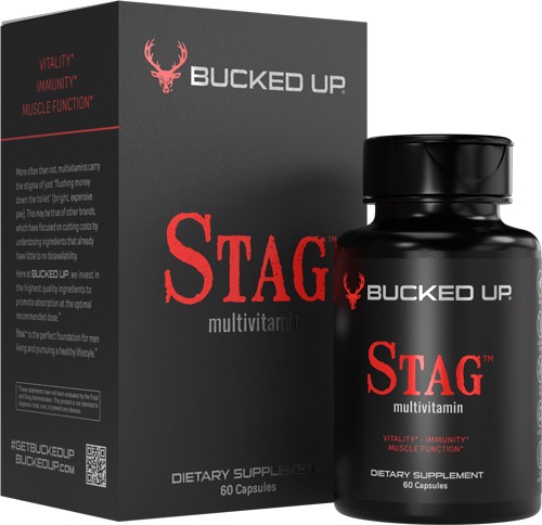 BUCKED UP STAG FULL SPECTRUM MULTIVITAMIN 30 SERVINGS