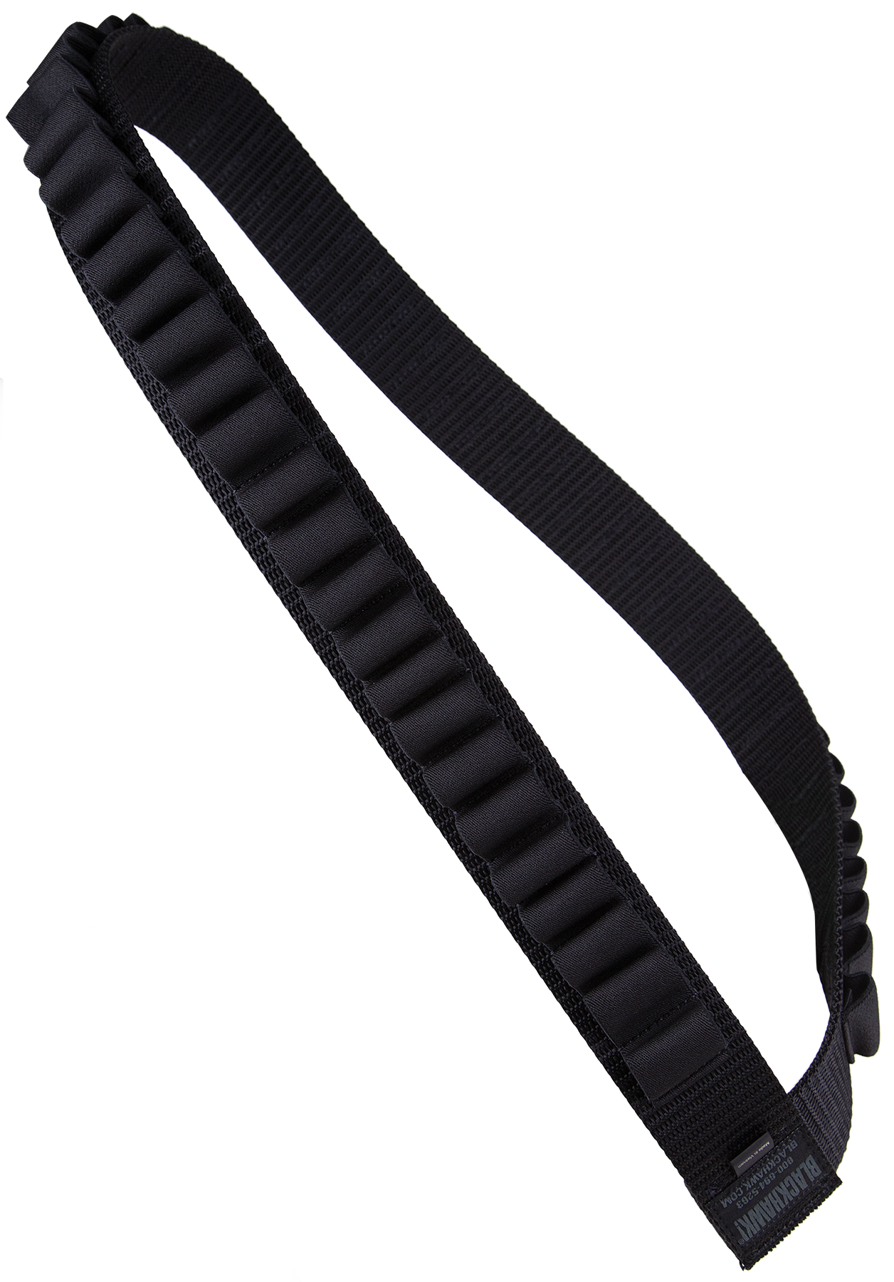 Blackhawk 43SB55BK Shotgun Bandoleer Black Nylon 55rd Over The Shoulder Mount