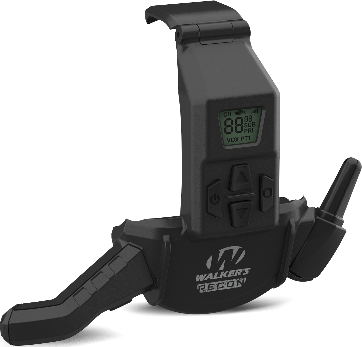 Walker's GWPRECMBT Recon Walkie-Talkie Attachment Ability to Communicate Black