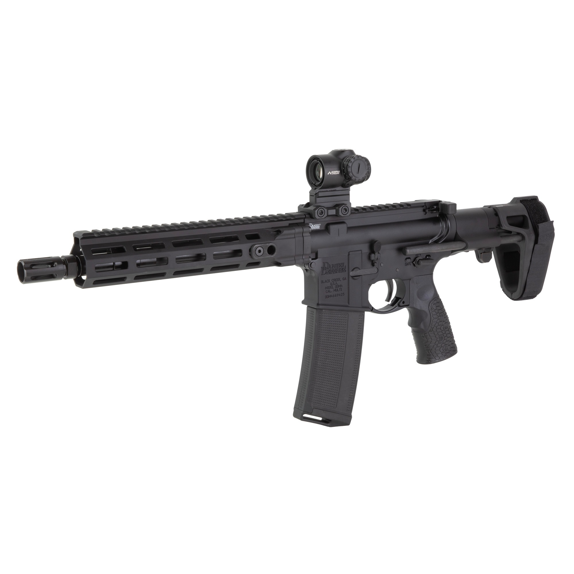 DD M4 PSTL 556 10.3" CYC 30RD BK BRC