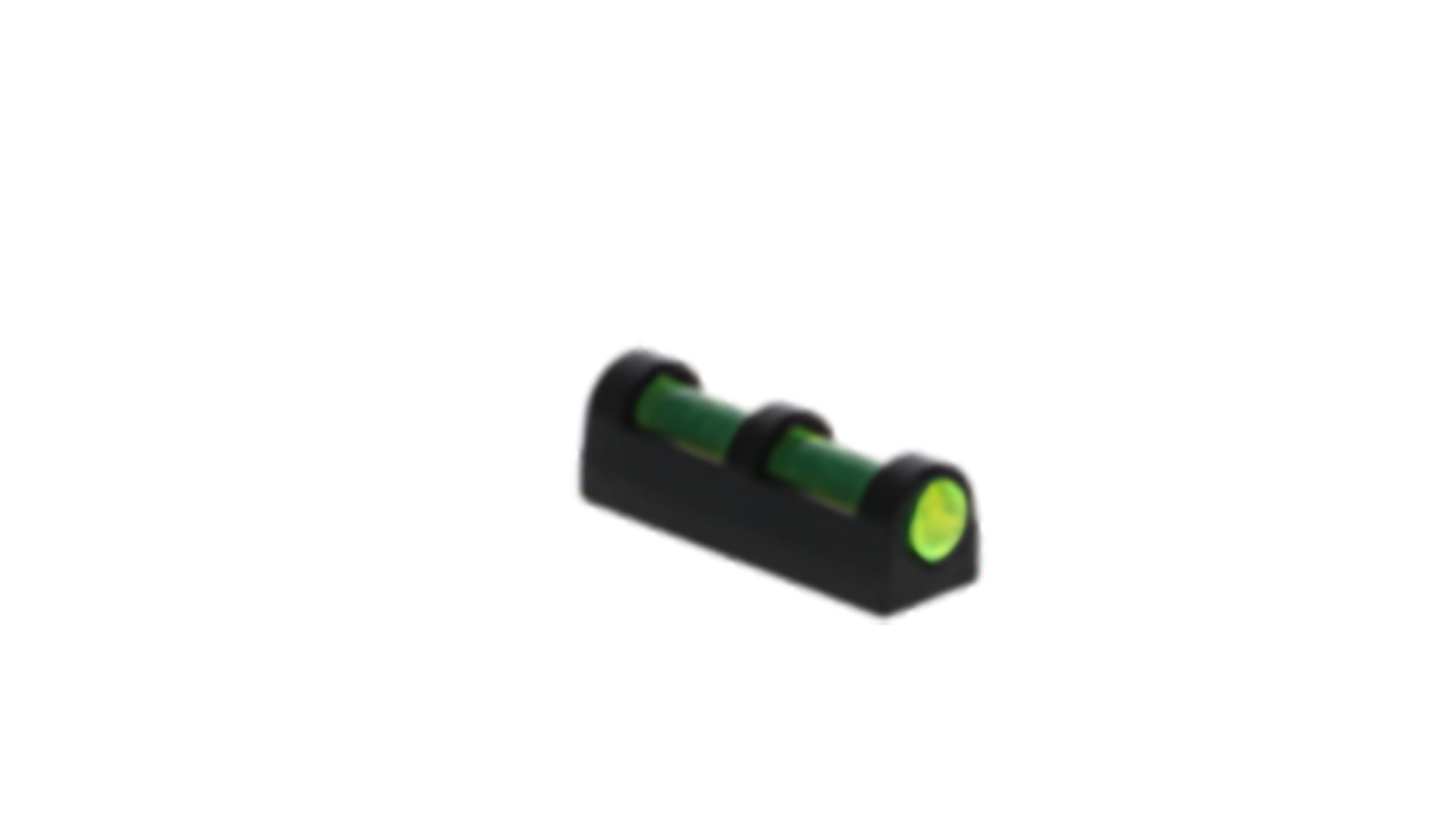 Truglo TG947UG Long Bead Universal Metal Shotgun w/Vent & 6-48 Base Rib Fiber Optic Green Black