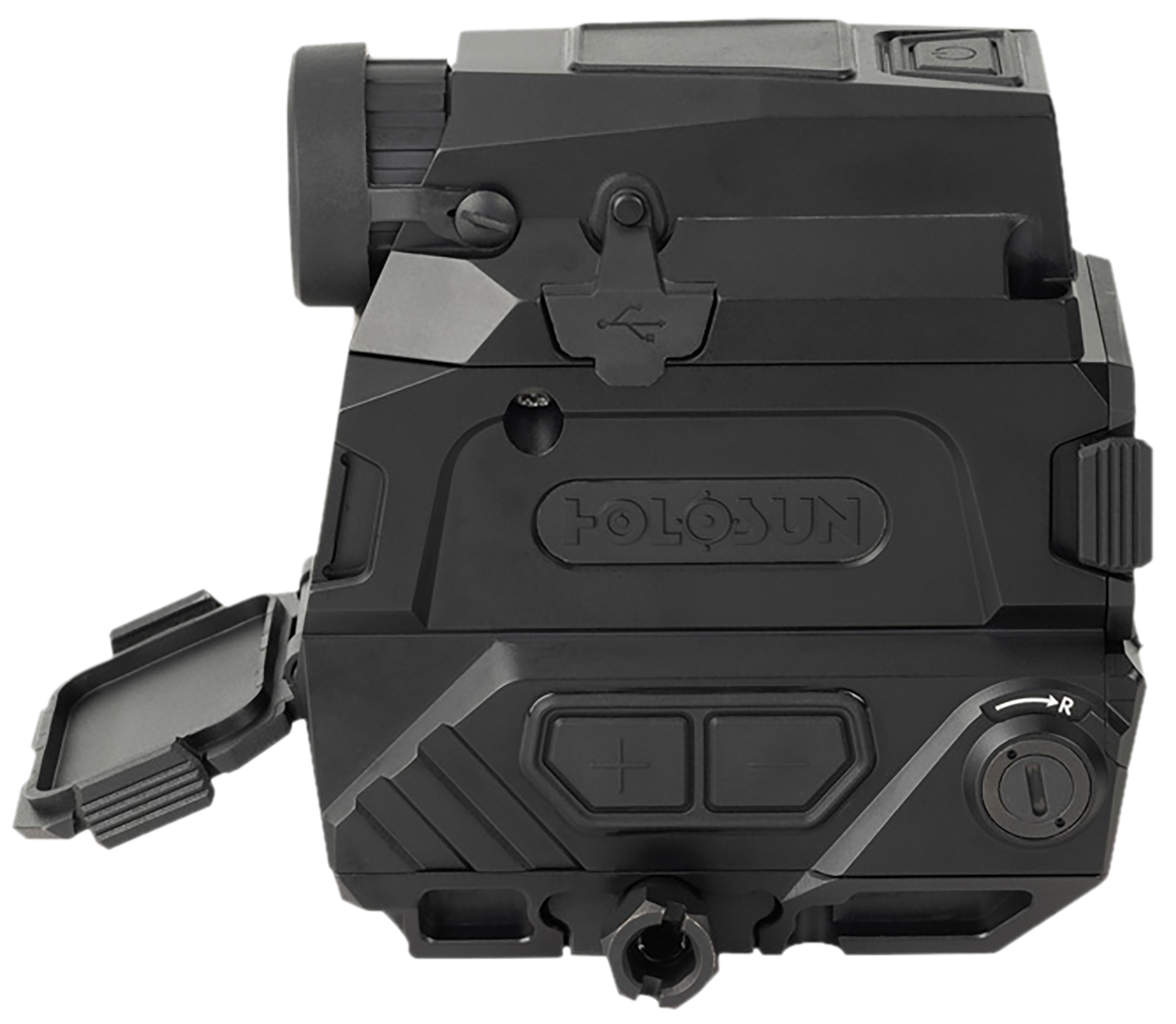 Holosun DRSNV DRS-NV  Black Anodized 1x/8x 1.25" x 0.98" 2 MOA Red Dot/65 MOA Circle Multi Reticle Fusion Night Vision Overlay