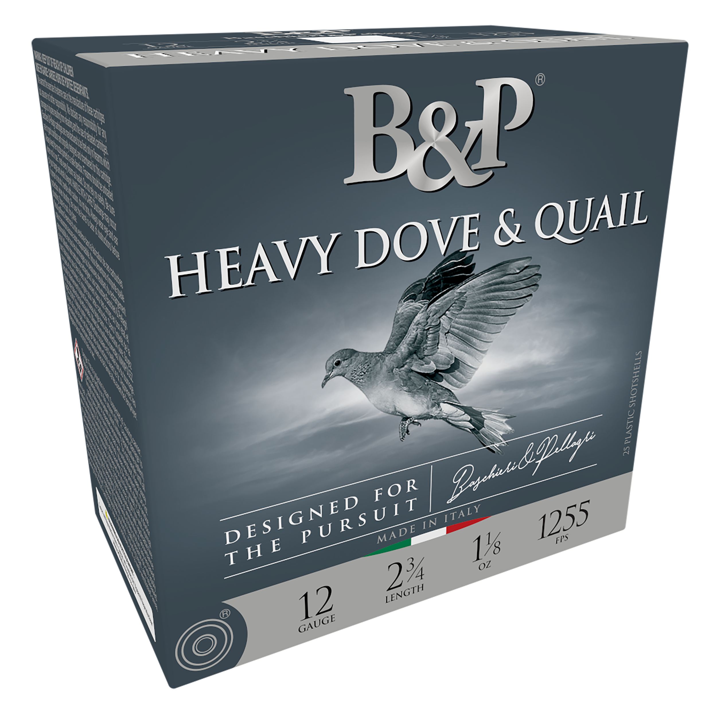 B&P 12B18D8 Heavy Dove & Quail  12Gauge 2.75" 1 1/8oz 8Shot 25 Per Box/10 Case