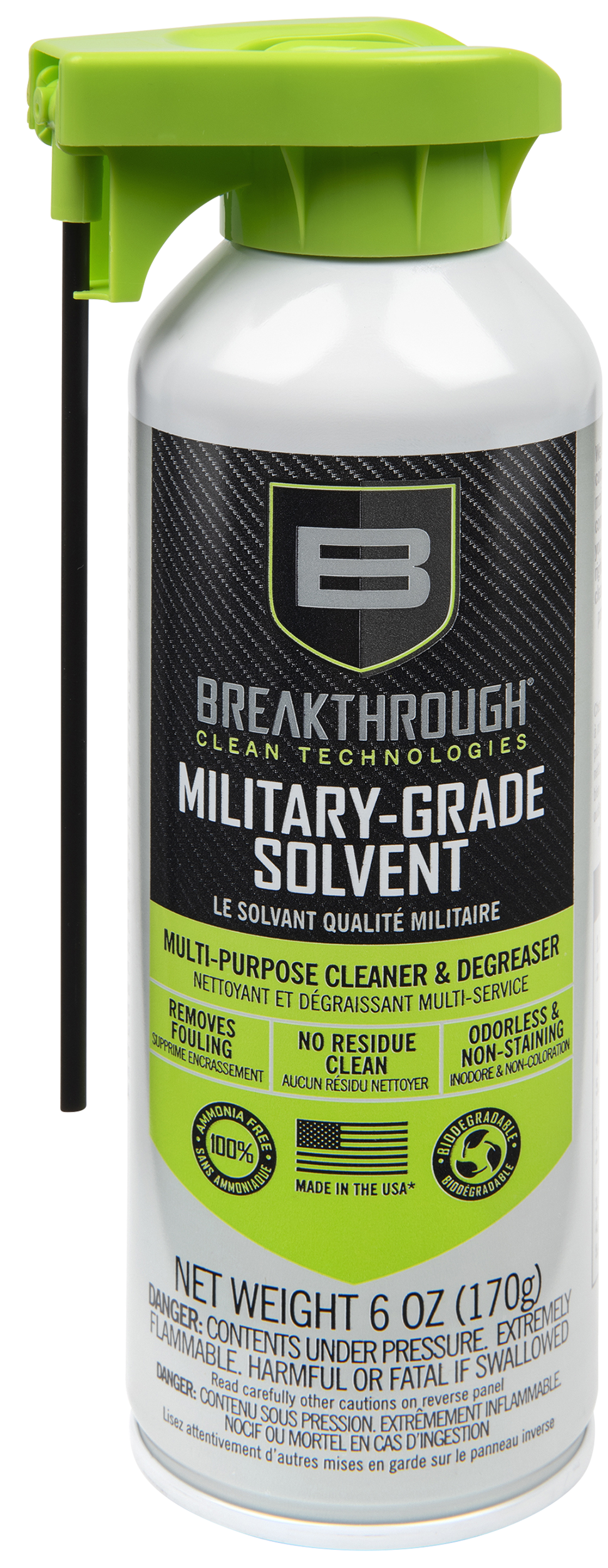 Breakthrough Clean BTAMS6OZ Military Grade Solvent Aerosol 6 oz