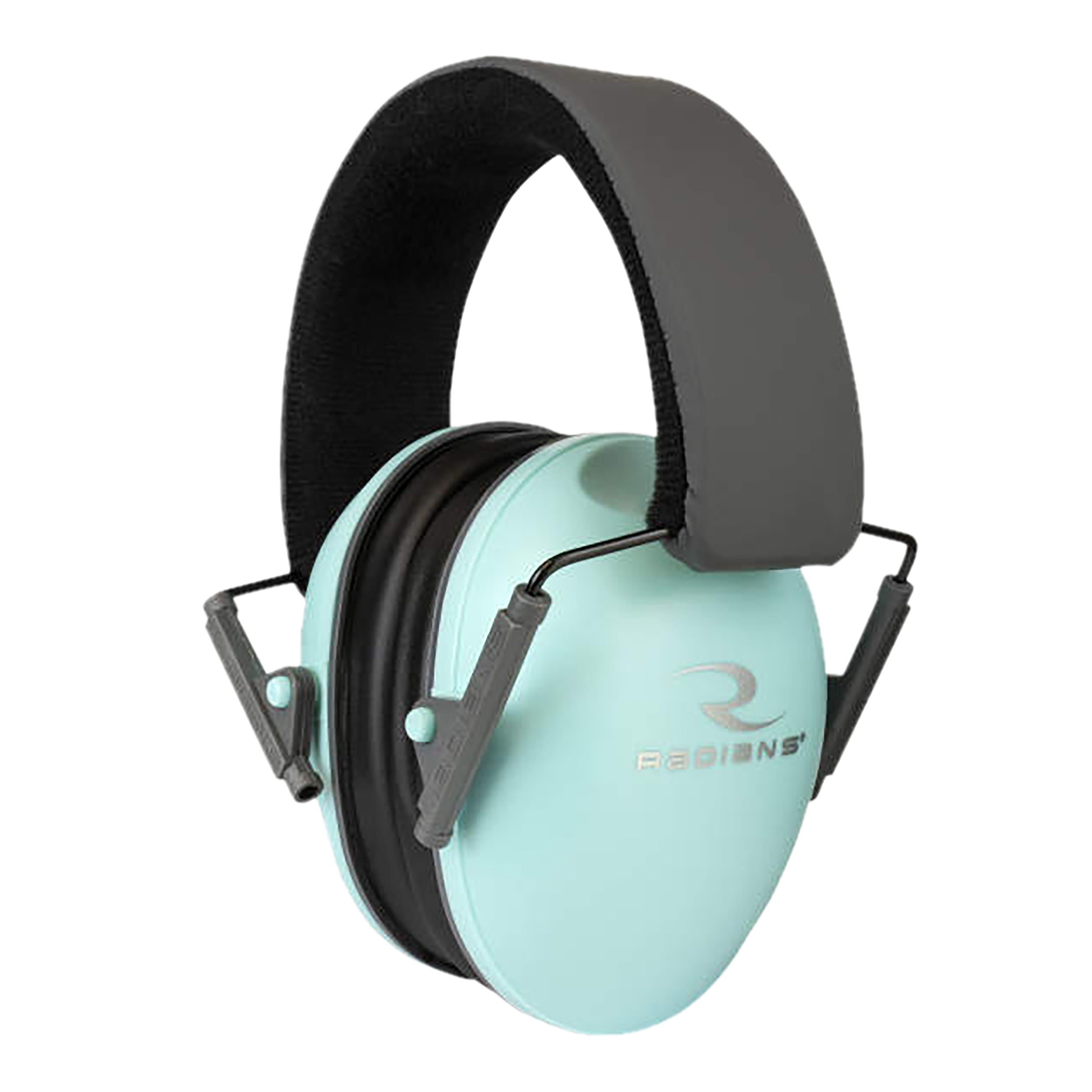 Radians LS0820CS Lowset Passive Muff 21 dB Over the Head Aqua Blue/Black Women 1 Pair