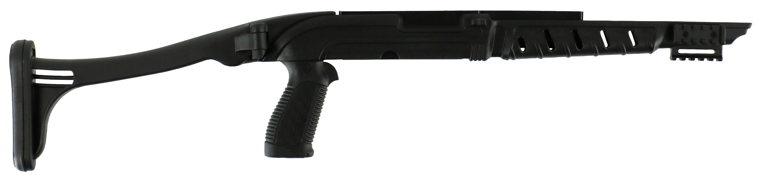 ProMag PM279 Tactical Folding Stock  Black Synthetic with Pistol Grip for Mossberg 702 Plinkster