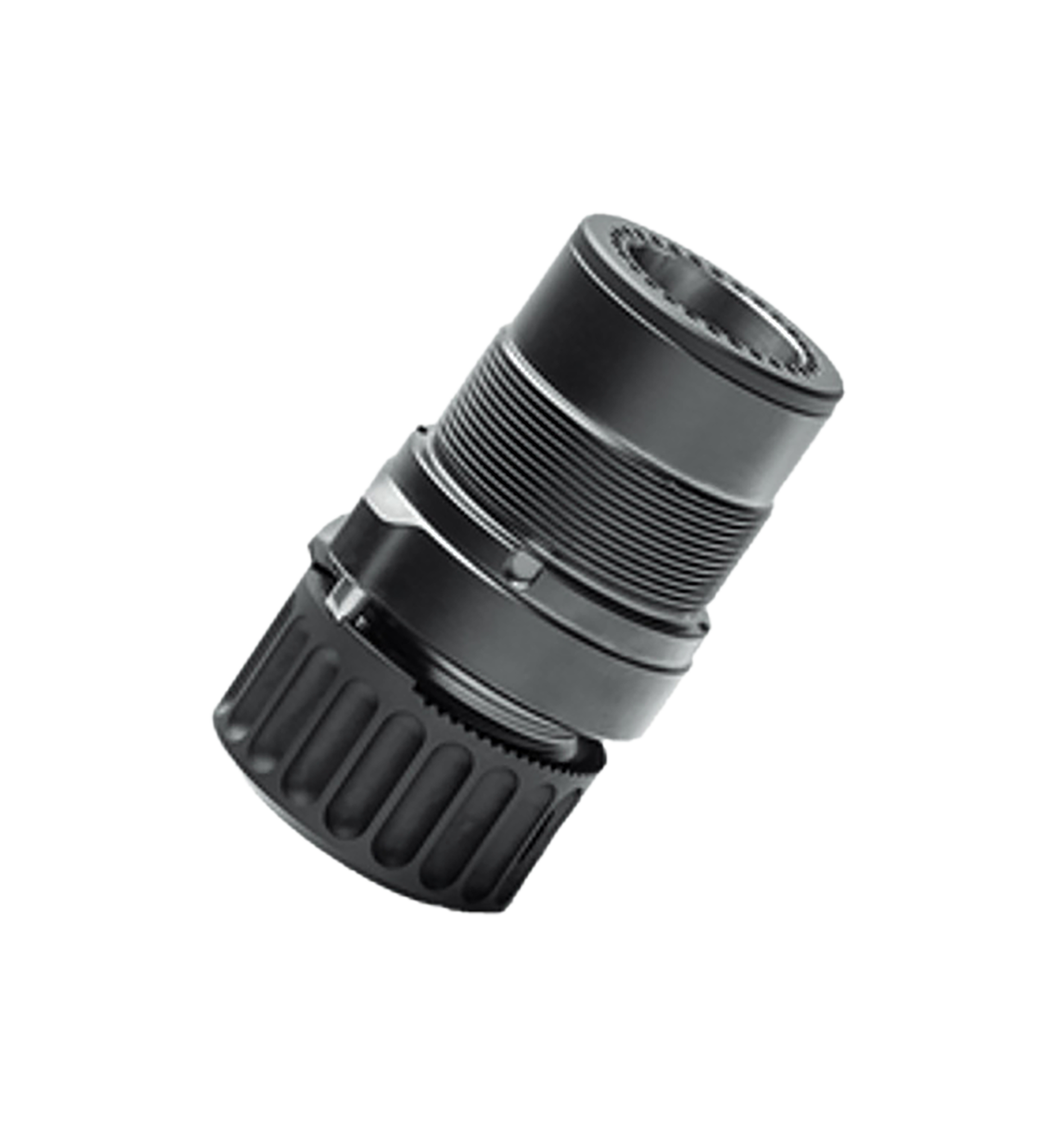 B&T Firearms SD-145504 HUB Adapter  7.62 Black Titanium/Stainless Steel