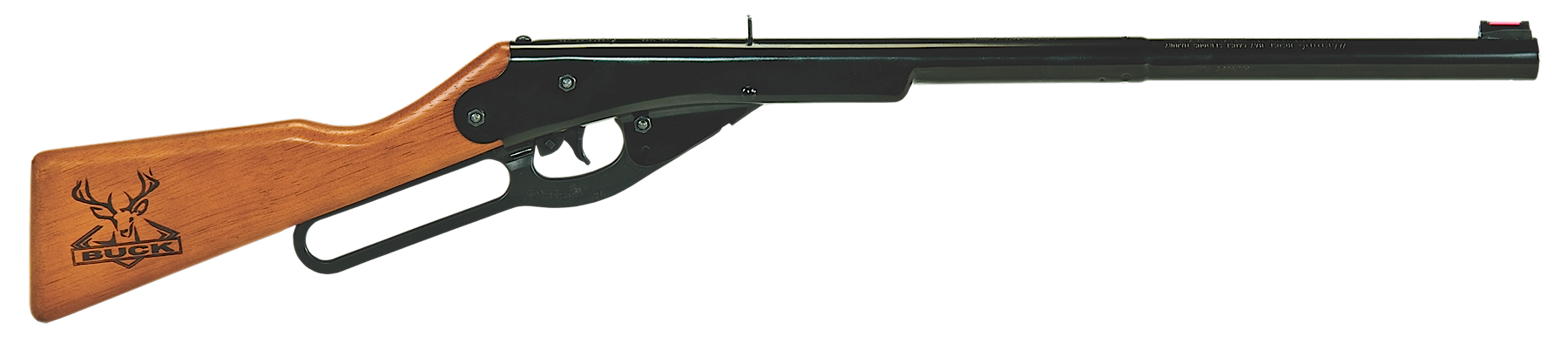 Daisy 2105 Buck Youth Air 177 400rd Shot Black Black Receiver Stained Hardwood