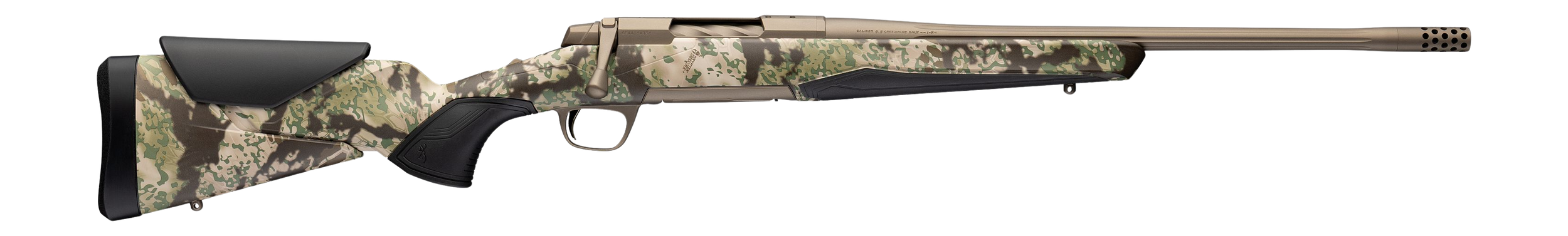Browning 036139229 X-Bolt 2 Speed SPR Full Size 300 Win Mag 3+1 22" Smoked Bronze Cerakote Fluted Threaded Barrel, Smoked Bronze Cerakote Steel Drilled & Tapped Receiver, Kryptek Obskura Transitional
