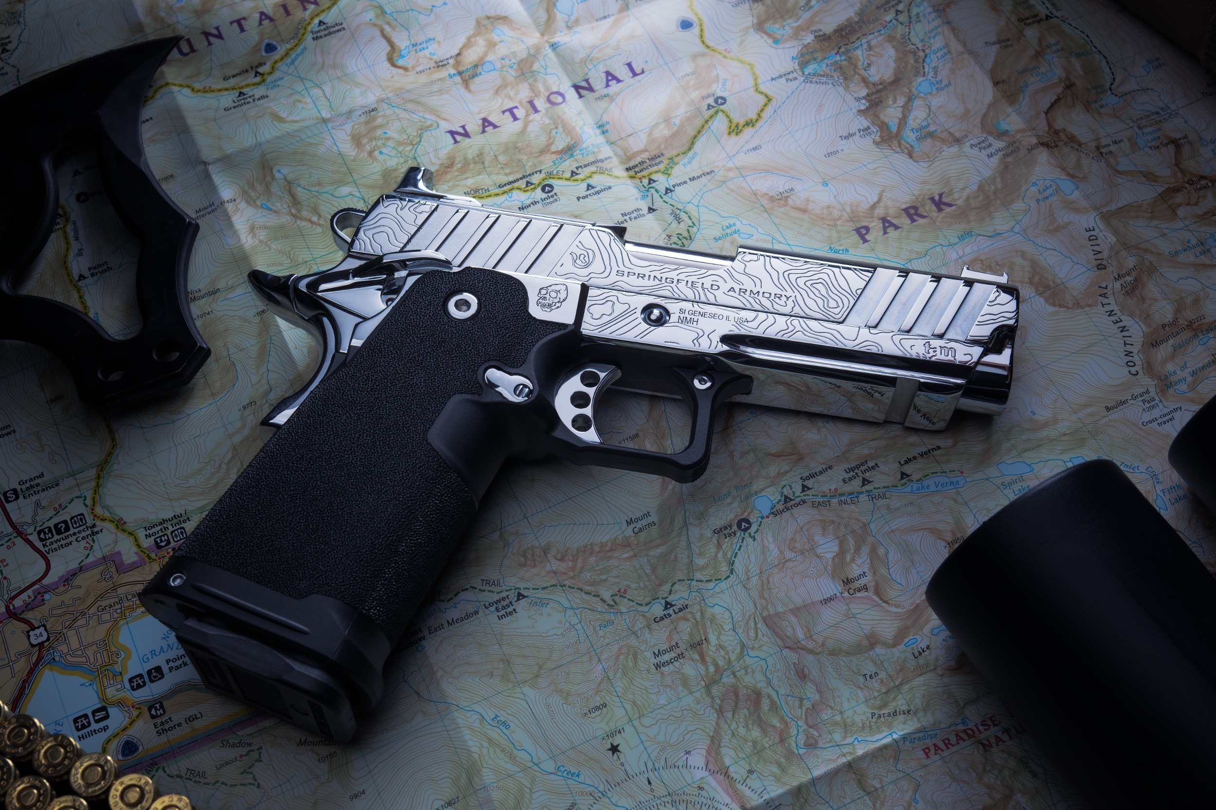 SPRINGFIELD ARMORY PRODIGY 9MM CNC/IRON MONKEY EDITION CHROME TOPO ENGRAVED/BLK 1-50 UNITS