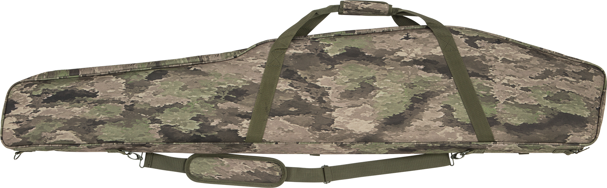 Tac Six 10938 Velocity Tactical Case 55" ATAC-IX Camo w/ Olive Trim Endura w/ Dual-Density Padding Pockets & Mag Pockets