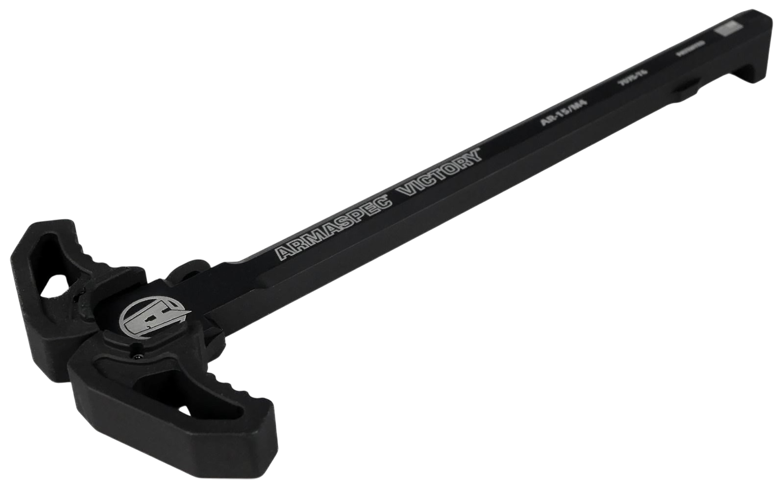 Armaspec ARM161-BLK Victory Charging Handle Black Aluminum Ambidextrous Hand