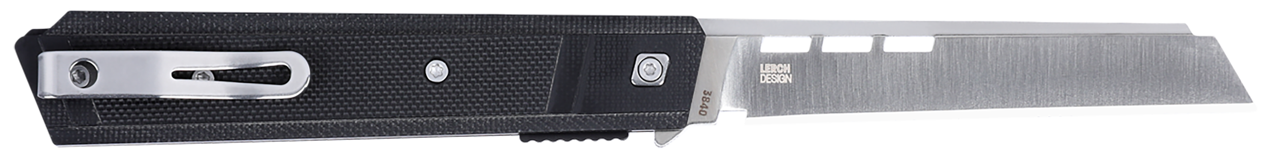 CRKT 3840 Zephyr 3.22" Folding Sheepsfoot Plain Satin D2 Steel Blade, Black Textured G10 Handle